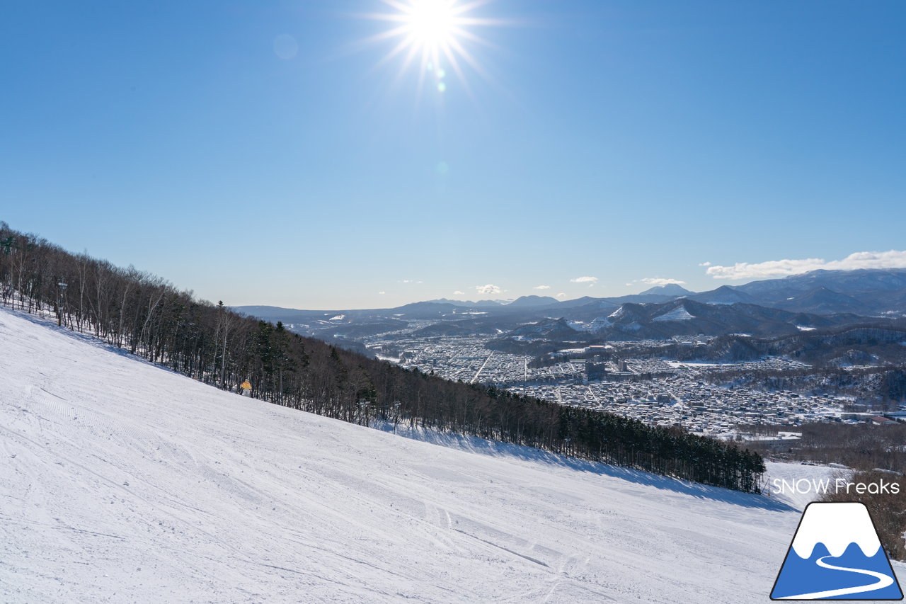 札幌藻岩山スキー場｜本日、雲一つ無い快晴！札幌藻岩山の全10コースの滑走にチャレンジ(^^)/